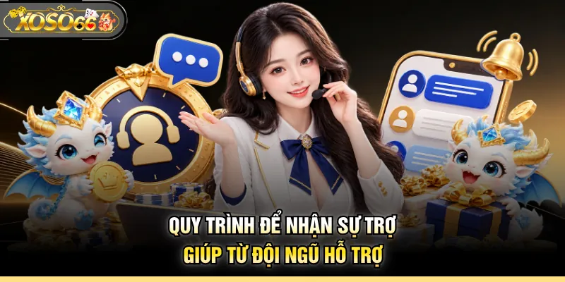 Quy trình để nhận sự trợ giúp từ đội ngũ hỗ trợ