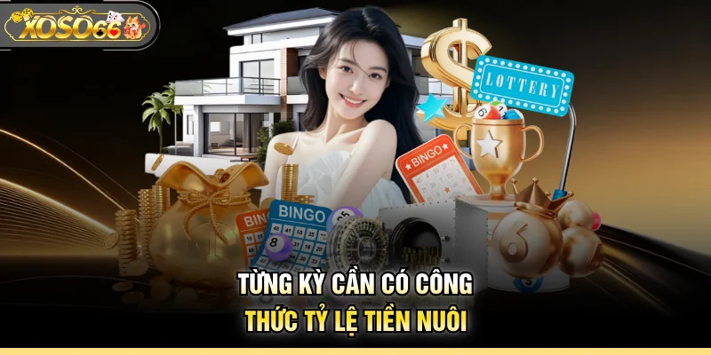 Từng kỳ cần có công thức tỷ lệ tiền nuôi